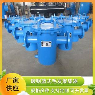 高低篮式 快速除污器二次网过滤器 过滤器DN65平底毛发聚集器立式