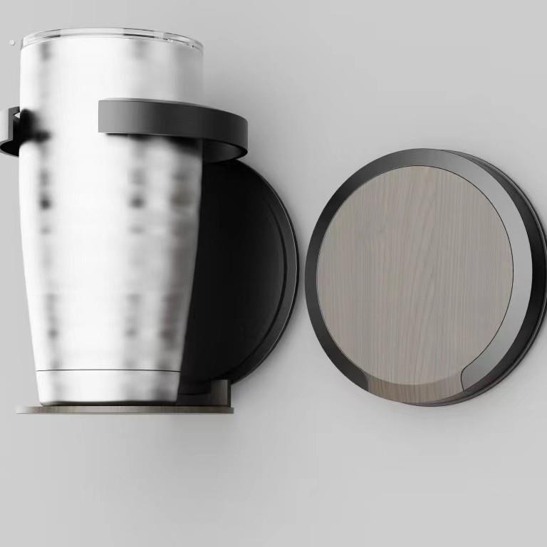 免打孔折叠杯子置物架办公室柜门水杯咖啡架宿舍床边行李箱杯子架