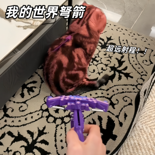 【我的世界弩箭弓箭】搞笑整蛊玩具超远射程儿童玩具弓弹弓发射器