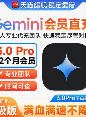 【Gemini3pro！稳定不降智】Gemini pro 3/2.5 3.0 nano会员代充