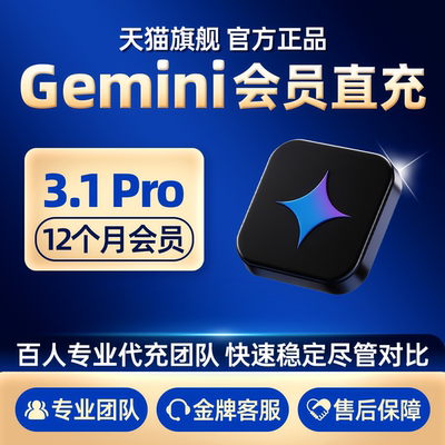 Geminipro3.1代充值