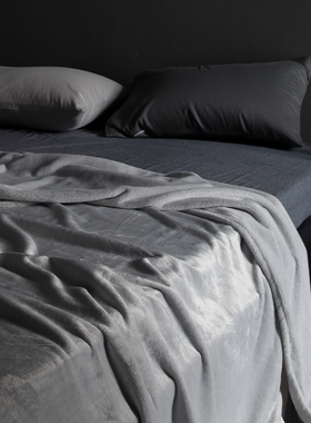 精选SIDANDA法兰绒毛毯 双面珊瑚绒毯秋冬盖毯沙发毯子办公室午睡