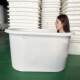 沐浴桶牛筋泡澡桶塑料桶药浴桶儿童沐浴游泳盆家用浴缸大号洗澡桶