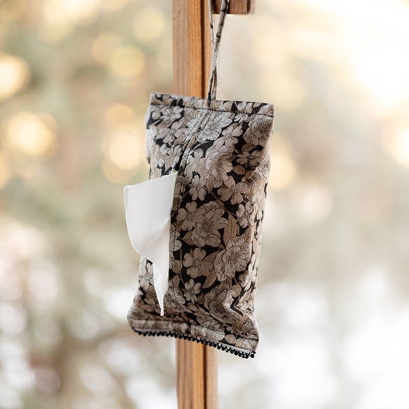 精选梵汝织锦缎壁挂式纸巾盒家用客厅餐桌玄关装饰抽纸盒套车载收,收纳整理,纸巾盒,淘宝优惠券,粉丝福利购,淘宝优惠卷