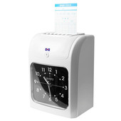 爱宝J 880打卡机纸卡考勤机纸质公司员工上下班插卡签到机微电脑