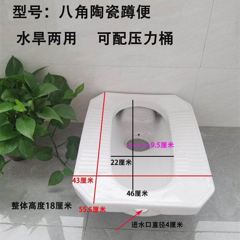 蹲便器脚踏式冲水桶新农村厕所旱厕改造专用压力罐桶家用厕所水箱
