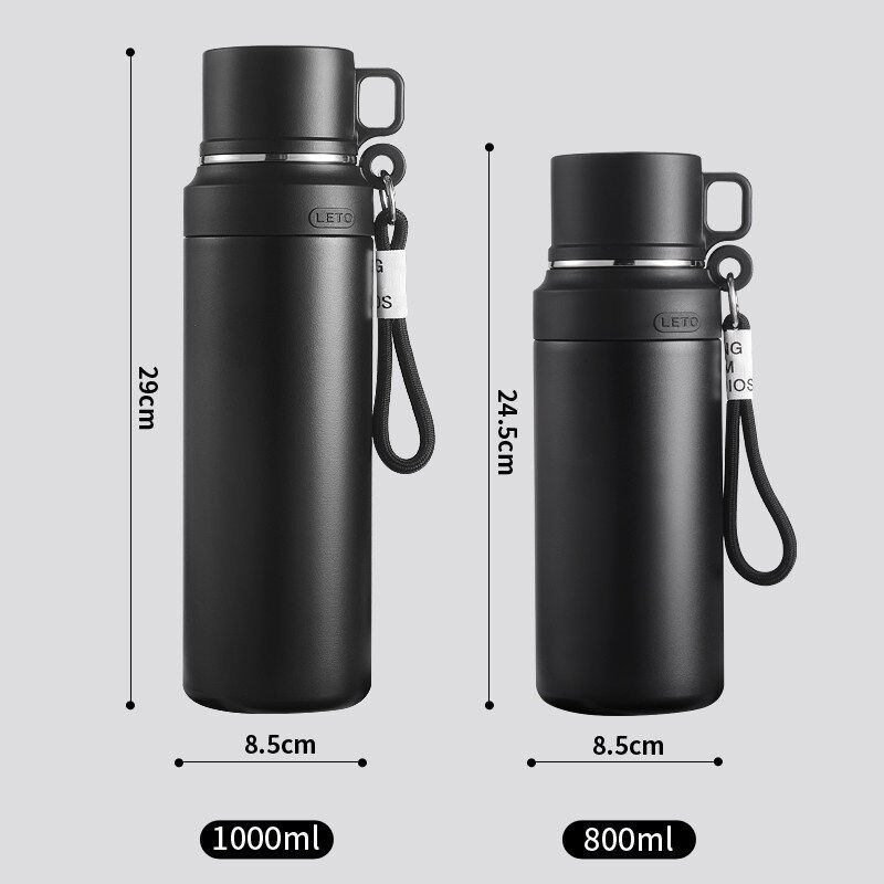 精选保温杯大容量男款1000ml泡茶杯2025年新款水杯子户外便携高端