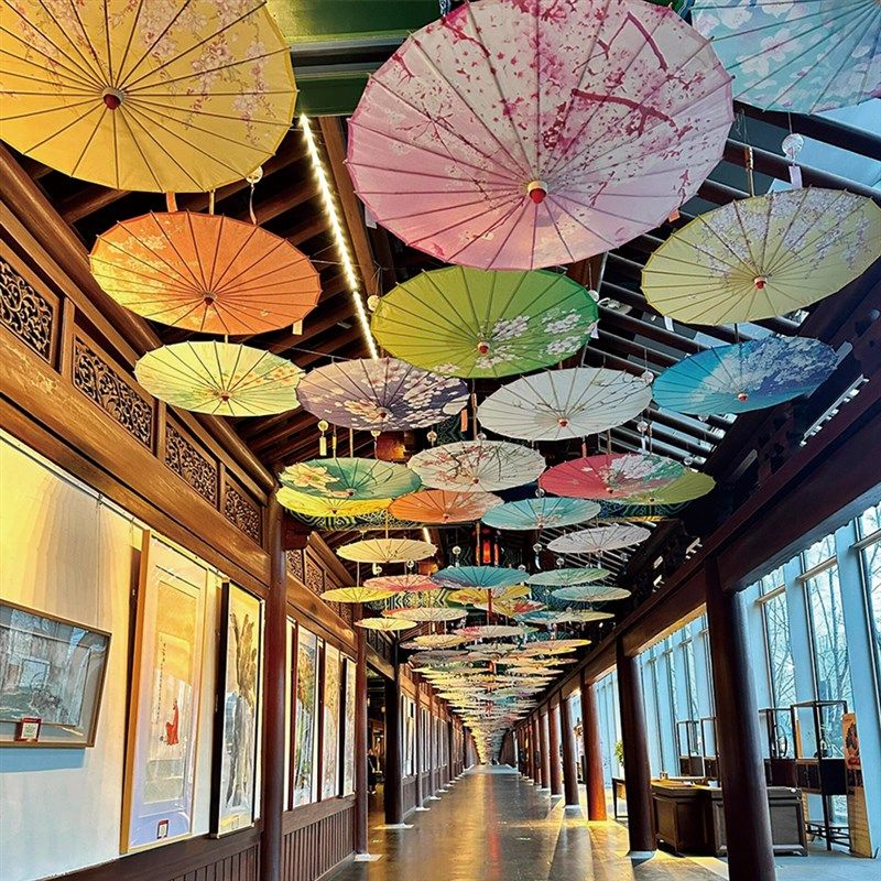精选古装油纸伞新中式雨伞古典伞舞蹈伞古代跳舞演出道具吊顶装饰,家居饰品,工艺伞,淘宝优惠券,粉丝福利购,淘宝优惠卷