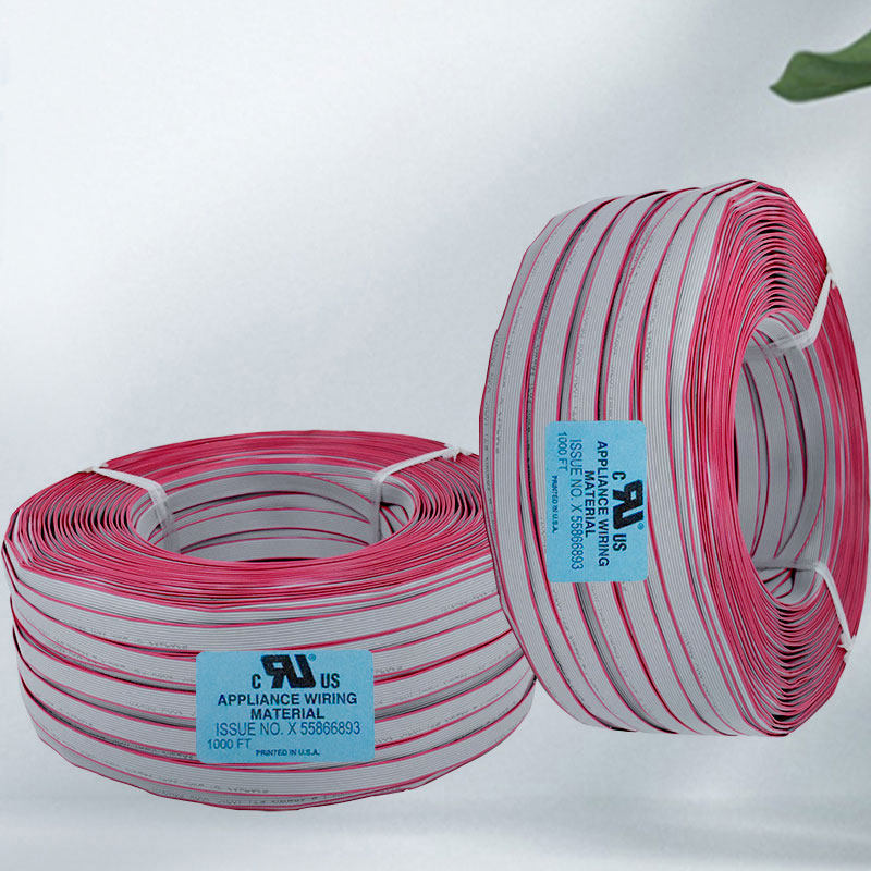 正标UL2651灰排彩排线G28AWG FC扁平排线3P4P5P6P7P8P9P10P12P20P