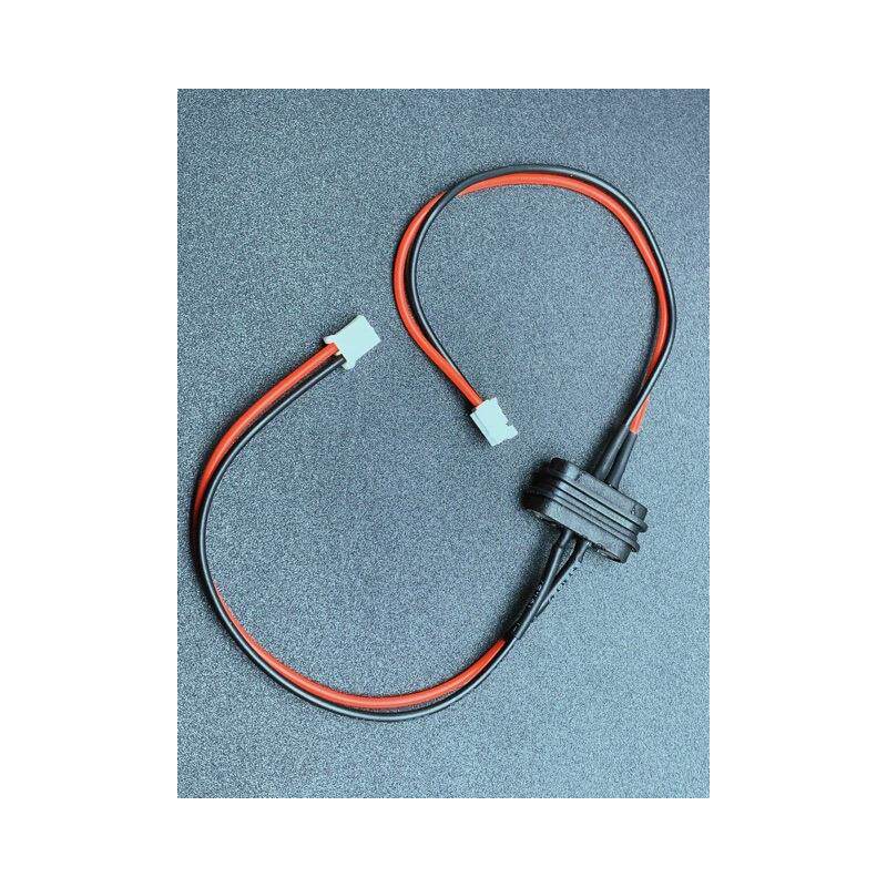 板对板导电磁吸连接2PIN磁吸连接器磁吸充电线带公母座 线长100mm
