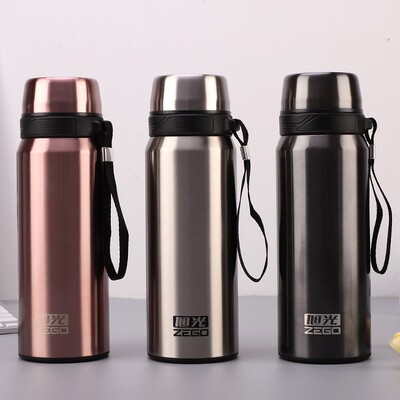 旭光大容量保温杯户外便携水杯茶杯子男女900ml不锈钢水壶保温壶