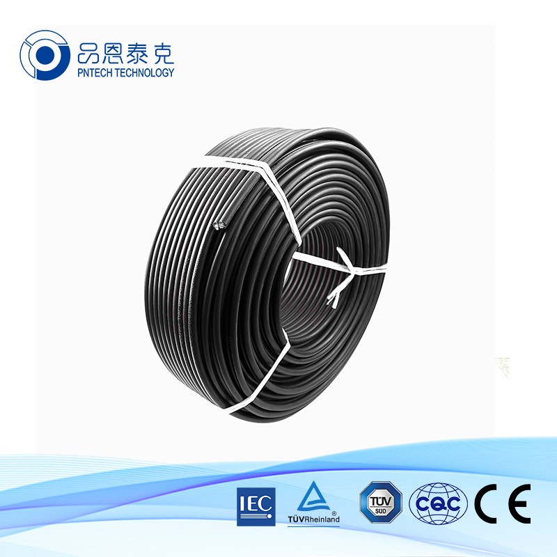 光伏直流线双芯光伏电缆品恩泰克双并线圆线PNTECH镀锡铜线PV1-F