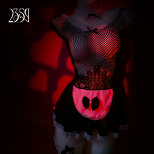 睡裙女仆透视连身衣制服睡裙大尺度房事约会情侣激情情调wy