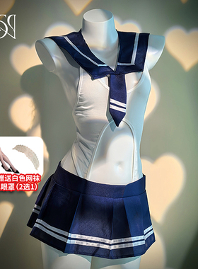 校园JK性感约会战袍诱惑套装新款睡衣晴趣内衣大码水手制服qqny女