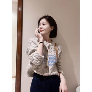 毛衣 闲阔时腿裤 套装 女早休秋06046200冬装 搭配一外整套尚针织开衫