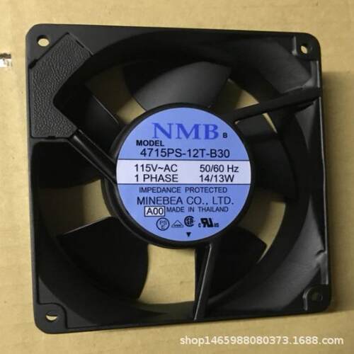 4715PS-12T-B30 原装美蓓亚NMB 115VAC 120*120*38MM铝框风扇
