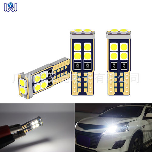外贸热销 汽车LED示宽灯 T10 3030 10smd 高亮示宽灯牌照灯车顶灯