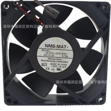 NMB 9CM 大风量 变频器风扇 3610VL-05W-B30 9025 24V 0.19A 2线