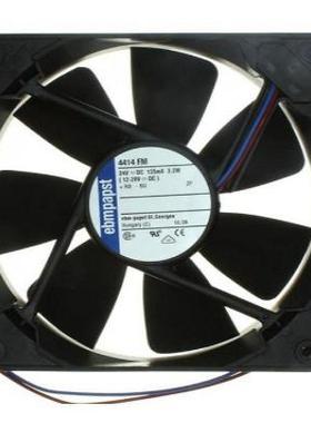 原装德国风机4414FM 24V 3.2W 12025 12厘米双滚珠轴流风扇