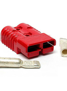 洗地机红色阴阳充电插头 24V洗地机用配件 洗地机BA530BT