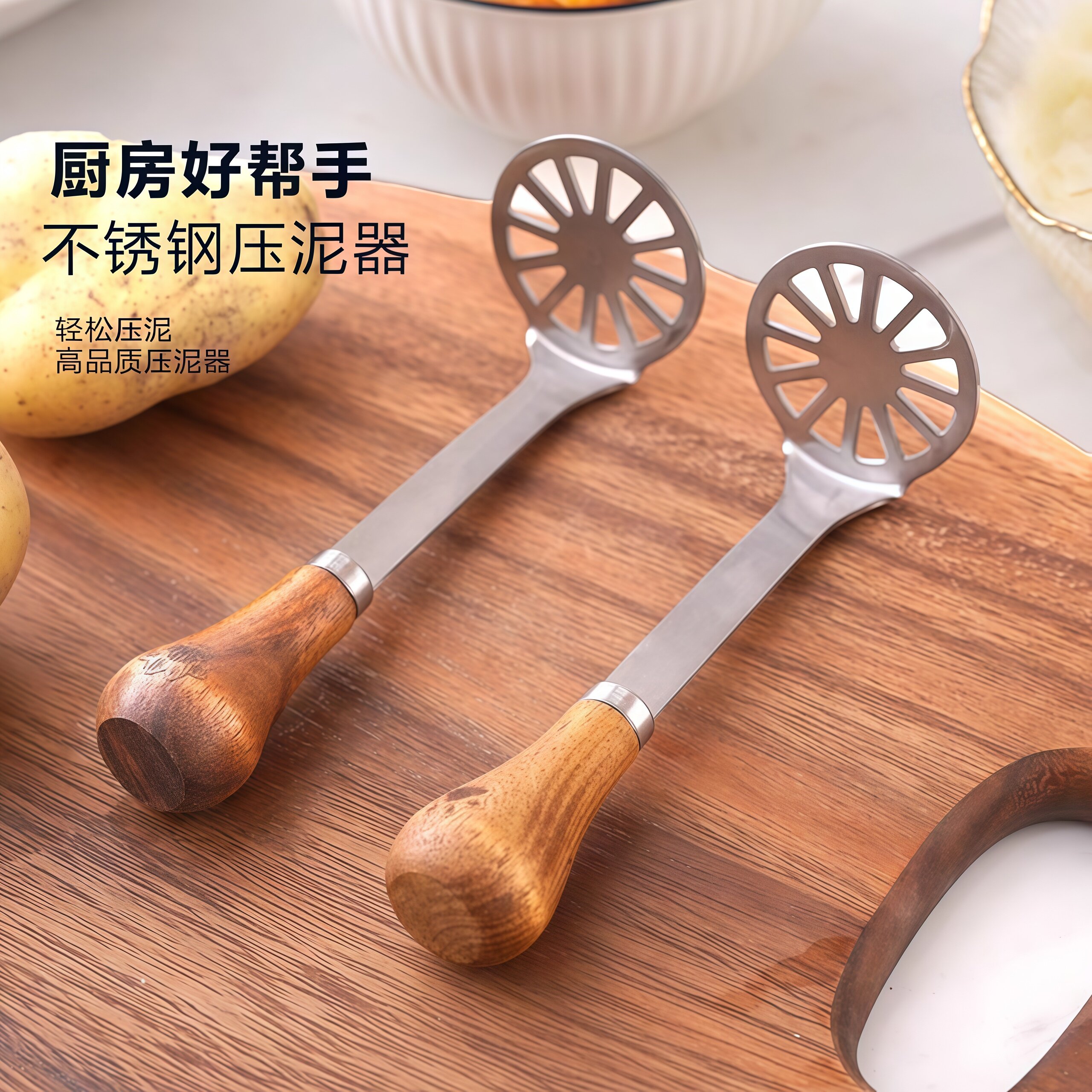 日式土豆泥压器家用婴儿辅食工具
