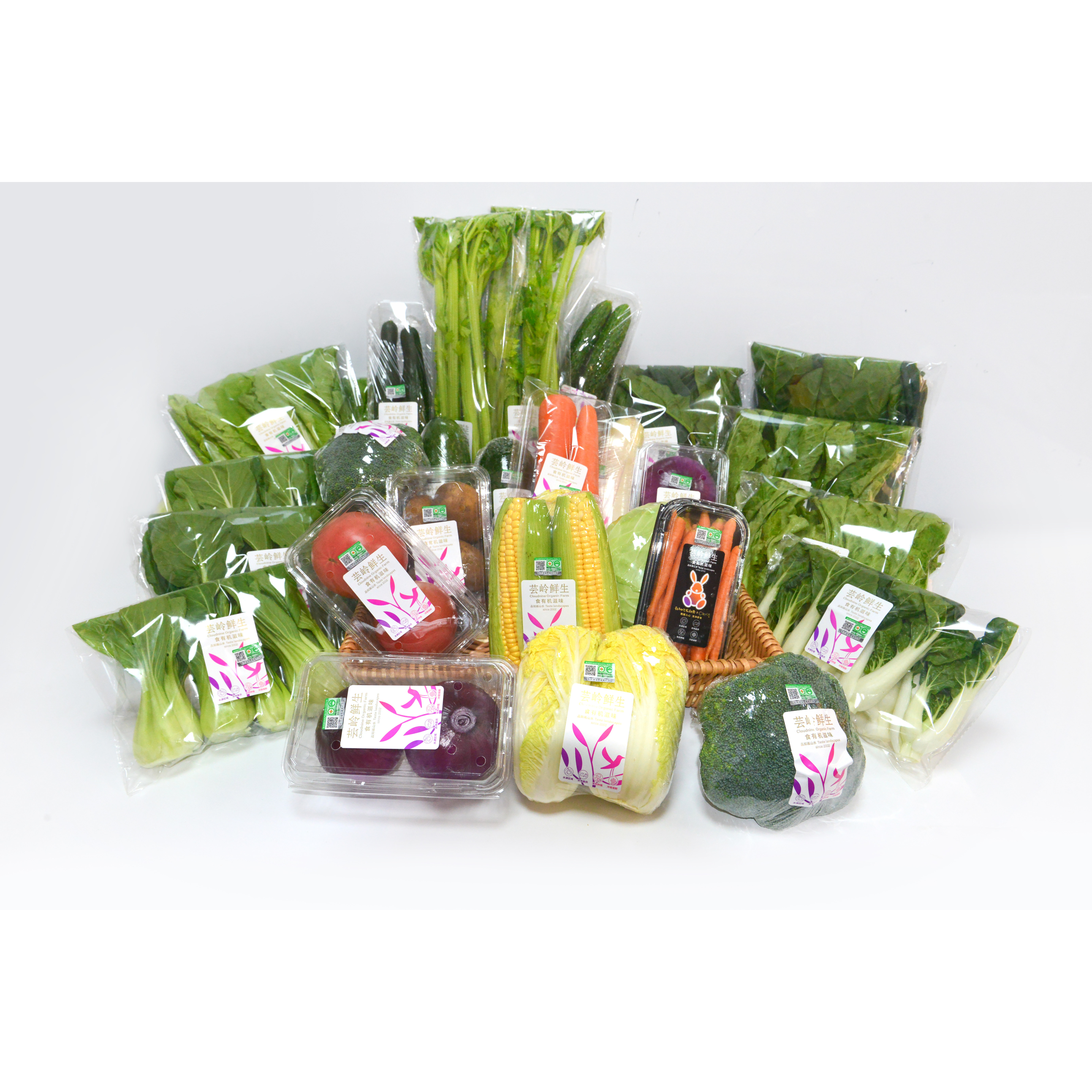 【芸岭鲜生】有机蔬菜年份额每周配送新鲜采摘根茎叶菜类