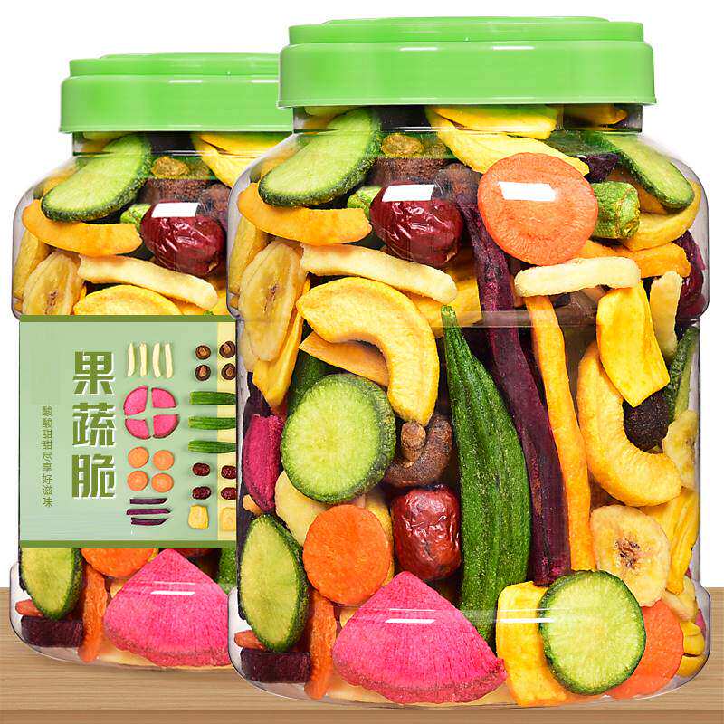 综合果蔬脆蔬菜乾混合装什锦水果乾脆片香菇脆秋葵干孕妇儿童零食