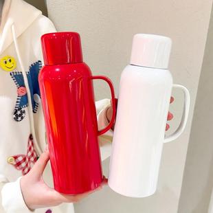 智能显温保温壶316不锈钢办公室焖茶壶家用暖水壶热水瓶高级礼品