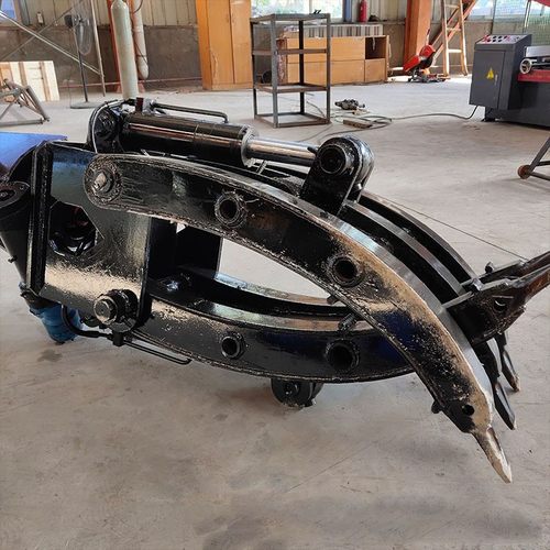 钢筋抓取器 液压抓钢机 固定式360度旋转抓钢抓木机生产厂家