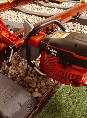 K1260手持式钢轨切割机 进口原动力内燃切轨机 K1270内然锯轨机