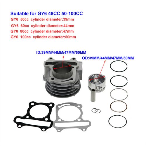 大型钻机发动机气缸体活塞环垫片139qmb Gy6 50cc 60cc 80cc100