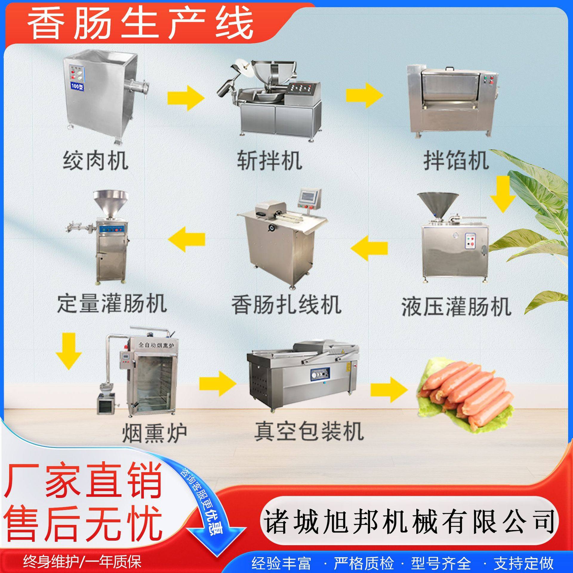 香肠加工设备生产线 连续式肉丁肠液压灌肠机器 肉类馅料灌制加工,清洗/食品/商业设备,肉制品加工设备,淘宝优惠券,粉丝福利购,淘宝优惠卷