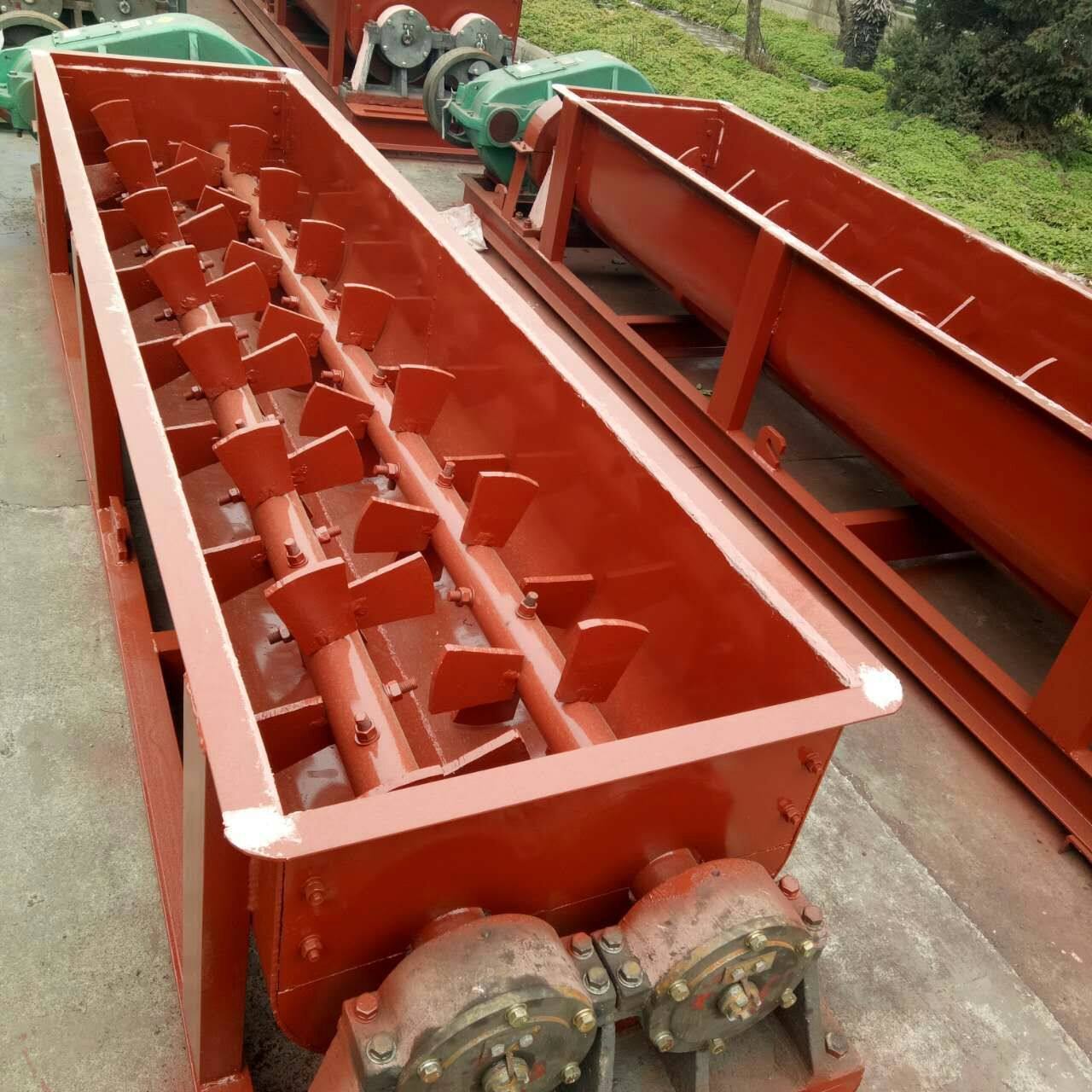 卧式饲料搅拌机 混合双轴搅拌机 多功能物料干湿搅拌机设备