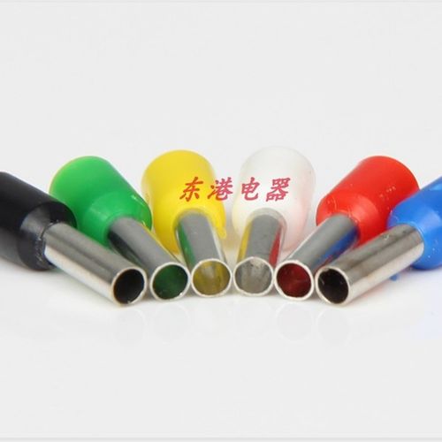 欧式端子E0510 冷压插针管型端子接线端子铜鼻子针型端子