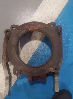 天津佳利电机下端盖下法兰TM-13.5KW蒂森扶梯FT160R华盛昌/减速箱