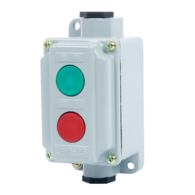 防水防尘按钮开关盒LA10-2S LA10-3S LA10-1S 控制按钮 铝壳