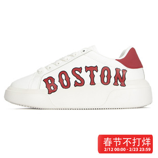 【新年款】MLB男鞋女鞋麦昆鞋新款红色本命年休闲鞋3ASXXP12N