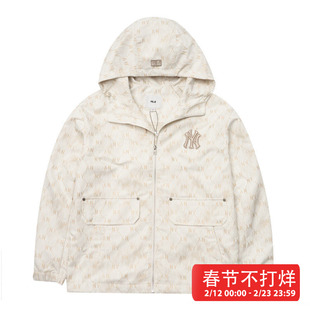 MLB外套男女装2025冬季运动服梭织休闲上衣夹克3AWJM0554