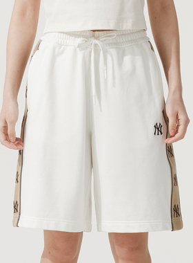 MLB男裤女裤新款针织短裤透气休闲裤沙滩裤户外运动裤3ASPM0353