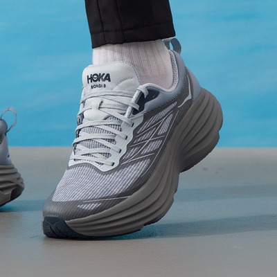 HOKA男鞋女鞋Bondi 8 TS Caged运动鞋邦代 8马拉松竞速缓震跑步鞋