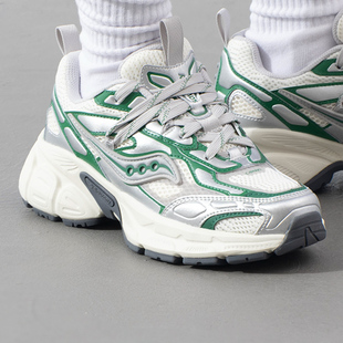 索康尼男鞋女鞋2025春季新款运动鞋2K CAVALRY轻便网面透气跑步鞋