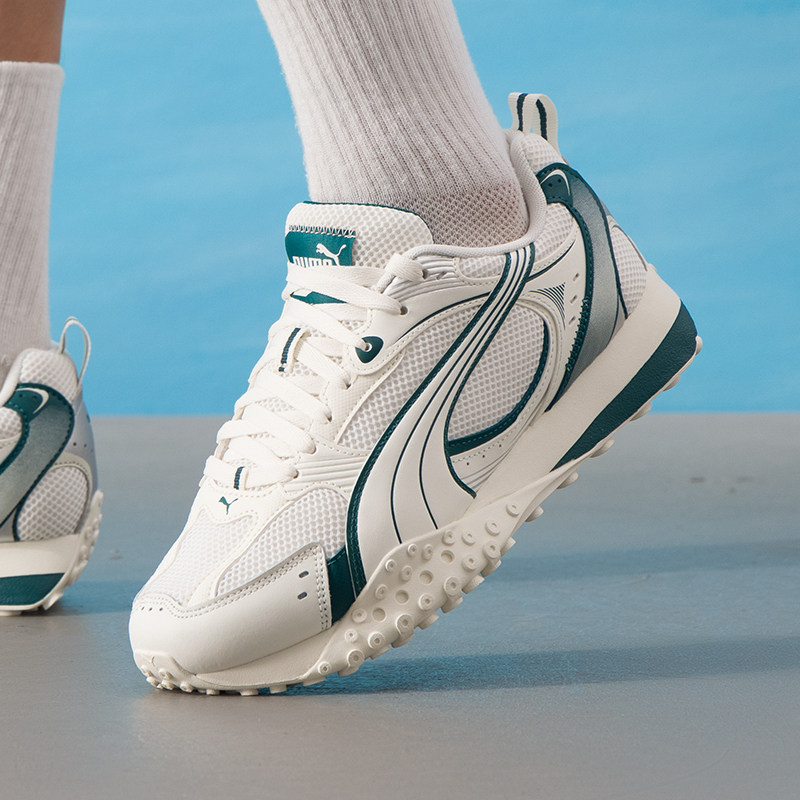 【章鱼鞋】银色透气复古跑鞋男女PUMA彪马网眼休闲鞋BLKTOP406318