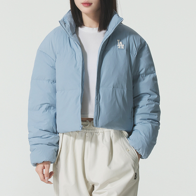 MLB官方 羽绒服女装2025新款运动服户外夹克上衣防风保暖羽绒外套