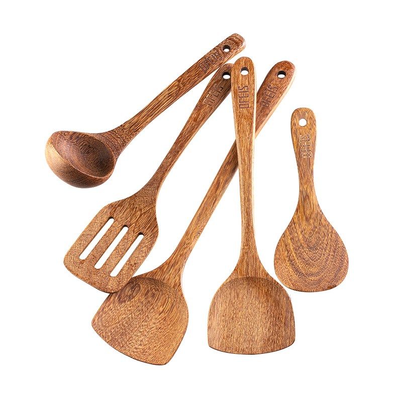 欧菲斯鸡翅木锅铲家用厨房木铲子不粘锅专用木质耐高温炒菜锅铲