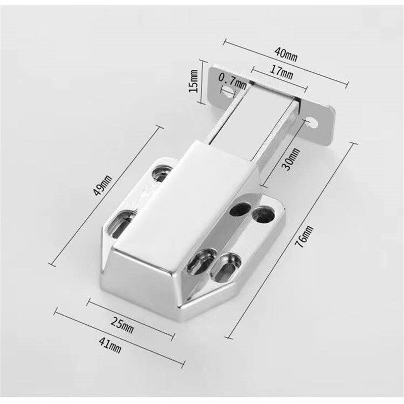 合金隐形柜门吸反弹器柜吸磁碰外开门按压式自弹器门碰门扣磁门吸