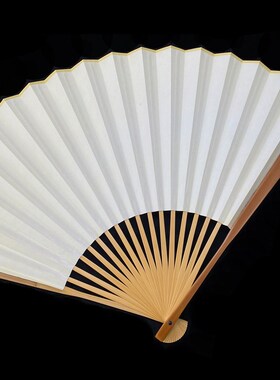 景扇堂9.5寸18方老料水磨玉竹折扇中国风扇骨苏工手工文玩扇扇子