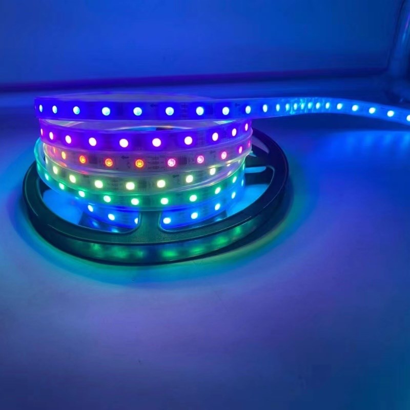 幻彩灯带12V灯条KTV酒吧断点续传低压编程跑马流水麦爵士氛围灯带