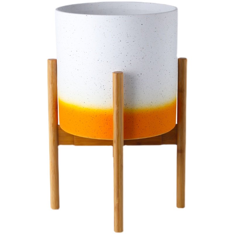 陶瓷花盆大号托盘大口径客厅落地特大大花盆水仙花铁树花文竹盆器