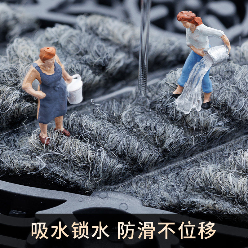 室外防滑垫户外入户门口台阶地垫踏步迎宾酒店镂空防水垫商用地毯