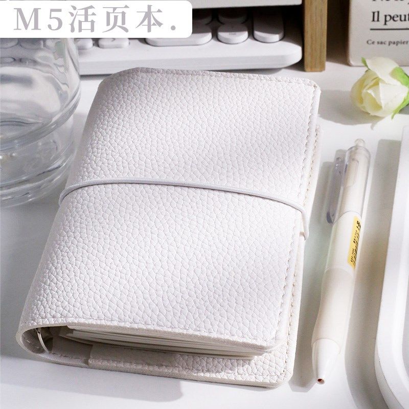 高颜值M5活页本软面皮质绑带空白A7活页手帐本子5孔随身小本子可,文具电教/文化用品/商务用品,手帐/日程本/计划本,淘宝优惠券,粉丝福利购,淘宝优惠卷